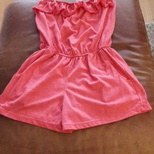 ROMPER, STRAPLESS SLEEVELESS ROMPER S